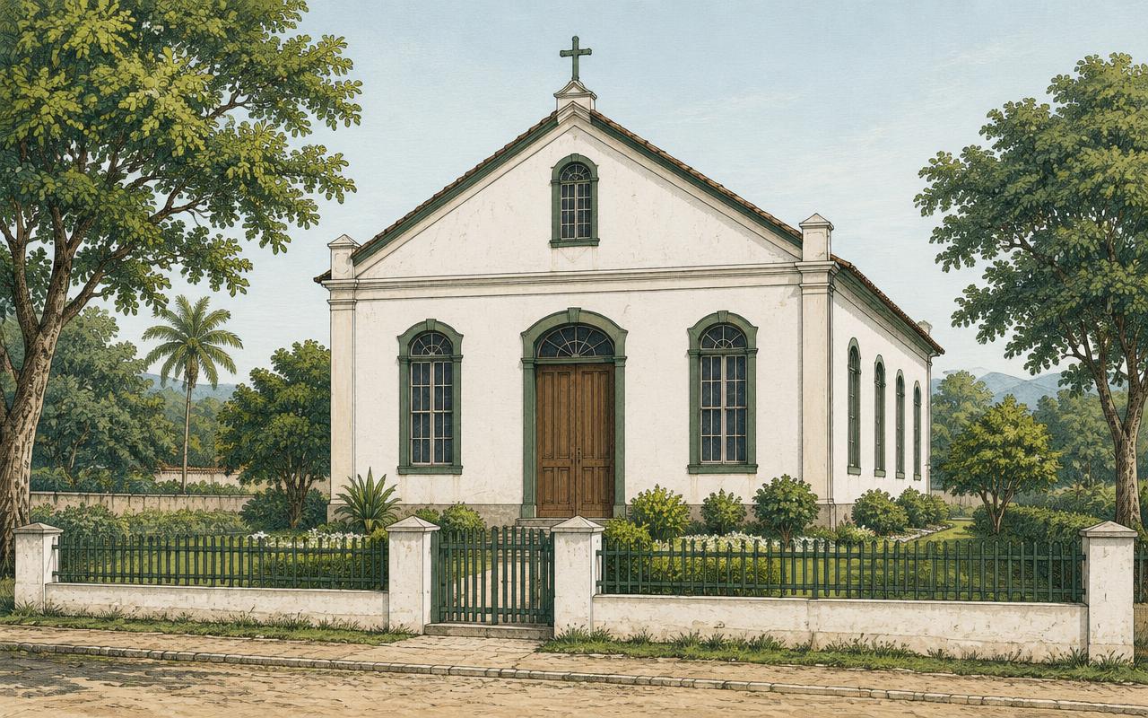 Ilustração editorial para Relatórios do Comitê de Missões da Igreja do Sul